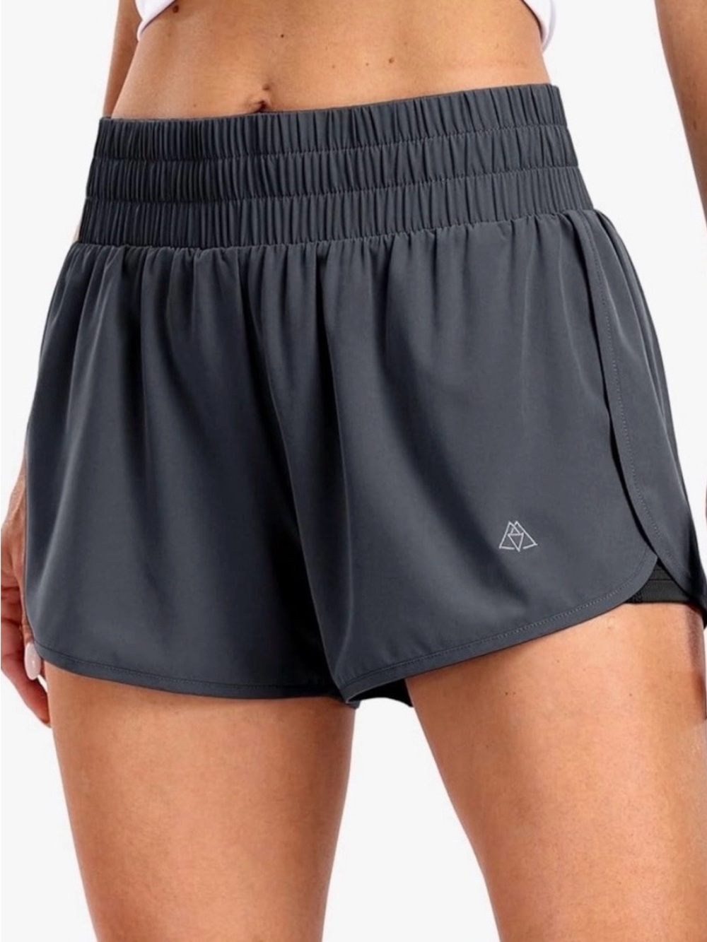 Haimont Women's 2-in-1 Flowy Fitness Athletic Running | Shorts | Large | NWOT